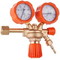Reduktor Butlowy Propan Butan LPG 2x Manometr Zawór Mosiężny Korpus Pianka