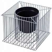 DONICA GABIONOWA OGRODOWA ZE STALI 39CM OCYNKOWANA