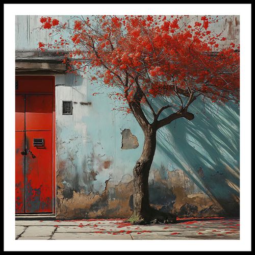 Plakat 90x90cm Widok Na Dawne na Arena.pl