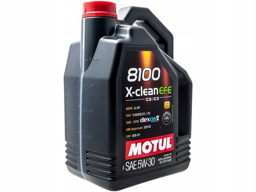 Olej silnikowy Motul 8100 X-Clean EFE 5W-30 5 l API SN+zawieszka na Arena.pl