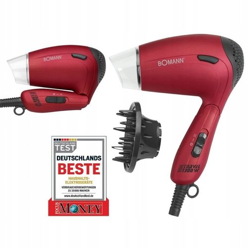 TURYSTYCZNA PODRÓŻNA MAŁA SKŁADANA SUSZARKA DO WŁOSÓW 1300W na Arena.pl