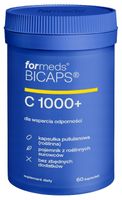 BICAPS WITAMINA C 1000+ BIOFLAWONOIDY 60 kaps Odporność Antyoksydant