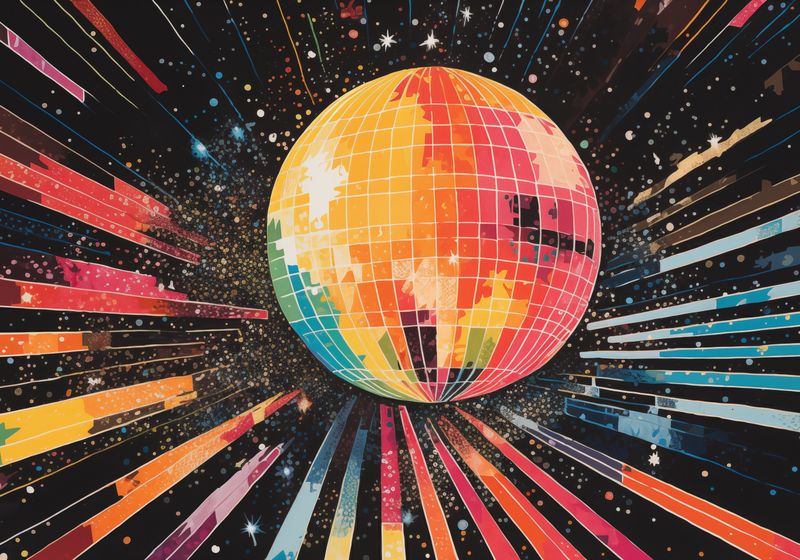 Plakat 66,5x46,5cm Disco Gra! zdjęcie 1