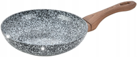 Patelnia granitowa marmurowa nieprzywierająca 28 cm indukcja KINGHOFF Wood