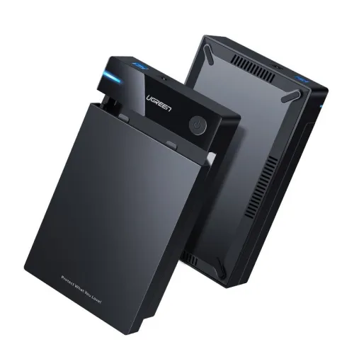 Ugreen kieszeń na dysk HDD obudowa dysku SATA 3,5'' USB 3.0 czarny (50422) na Arena.pl