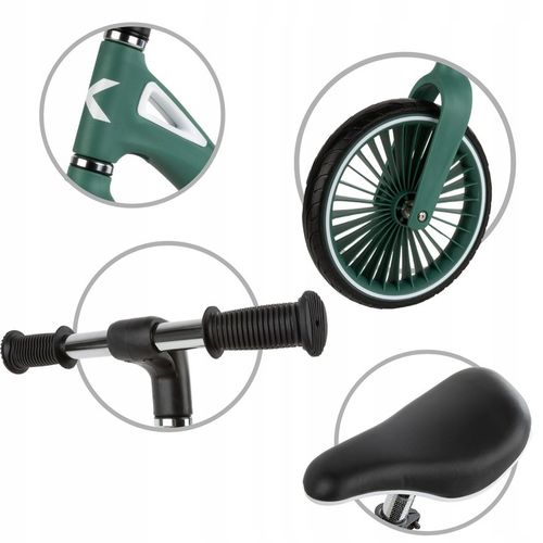 ROWEREK BIEGOWY JEŹDZIK KIDWELL NIX KOŁA 12" LEKKI REGULOWANY ZIELONY na Arena.pl
