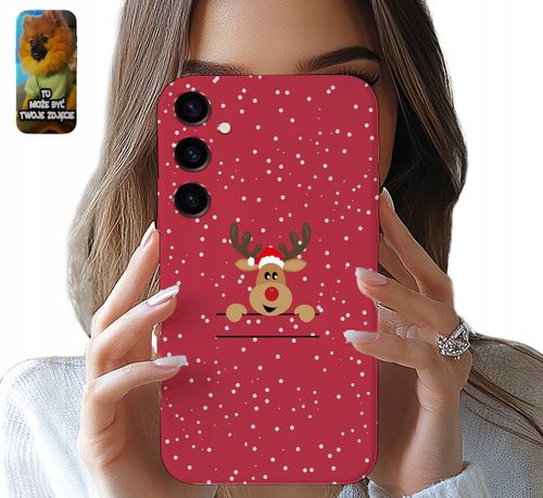 ETUI CASE SAMSUNG GALAXY S24 FE ŚWIĘTA RENIFER MIKOŁAJ ŚWIETECZNE WZORY na Arena.pl