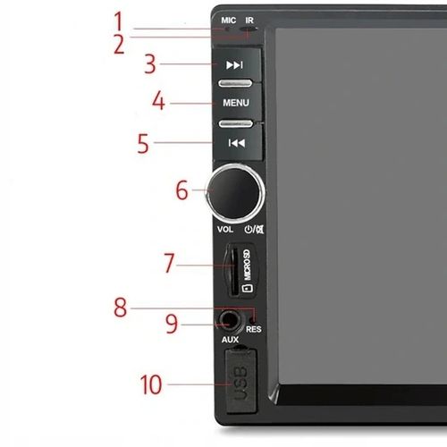 Radio samochodowe Bluetooth 2DIN + kamera cofania na Arena.pl