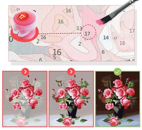 Malowanie Po Numerach Zestaw na Ramie Farby Akrylowe 40x50 cm na Arena.pl