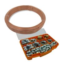 Zestaw elementów do zakuwania przewodów hamulcowych sztywnych ZEPS-07