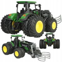 Traktor Ciągnik Maszyny Rolnicze Zestaw Farmera z Chywtakiem Do Słomy Siana