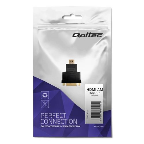 Qoltec Adapter HDMI A męska | DVI (24+1) żeńska na Arena.pl