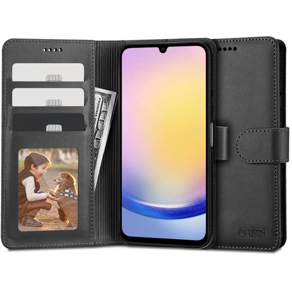 TECH-PROTECT WALLET GALAXY A25 5G BLACK zdjęcie 1