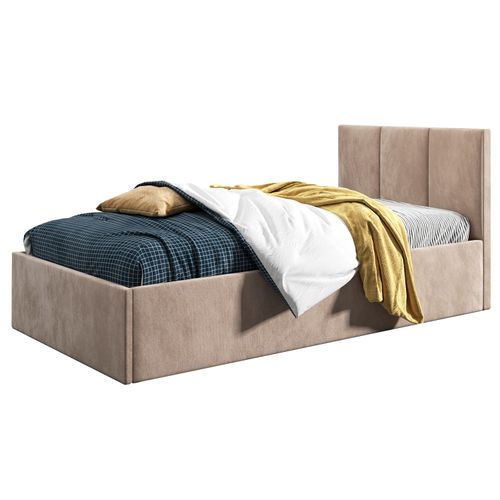 Łóżko młodzieżowe Tapczan 100x200 Basic Roma Czarny + POJEMNIK na Arena.pl