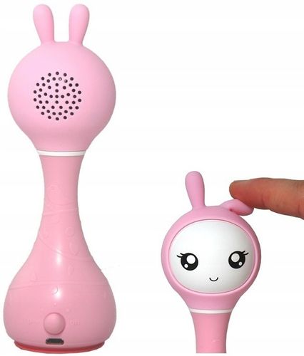 ALILO KRÓLICZEK SMARTY BUNNY INTERAKTYWNY Zabawka Muzyka Grzechotka Różowy na Arena.pl