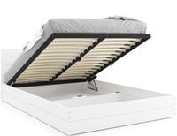 łóżko 160x200 z materacami pojemnikiem stelaż Montana