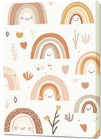 Obraz 70x100cm Wzory dla Dzieci, Dziewczynki i Chłopca - Tęcze