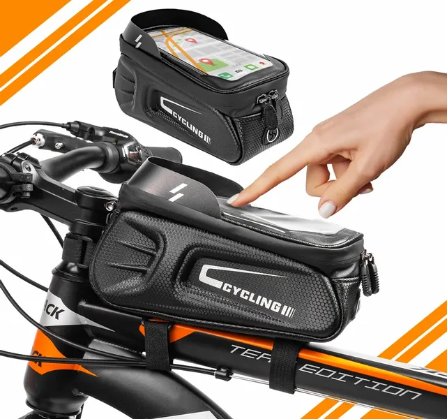 Torba Rowerowa na Ramę Sawka Etui na Telefon Rower zdjęcie 4