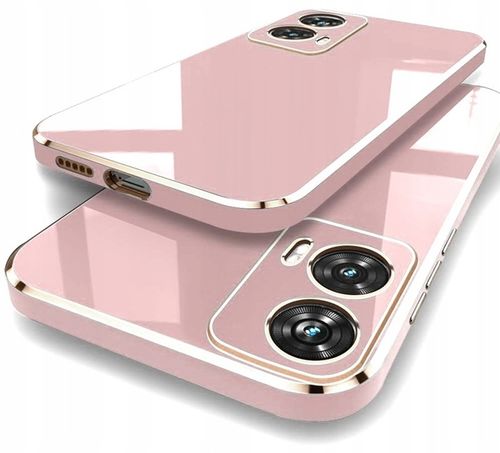 ETUI GLAMOUR GOLD CASE PLATING do MOTOROLA MOTO G85 5G +SZKŁO HARTOWANE na Arena.pl