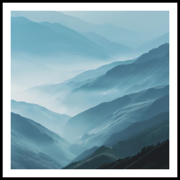 Plakat 60x60cm Między Chmurami zdjęcie 3