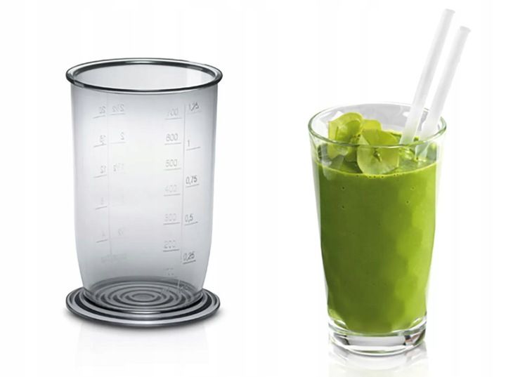 Blender ręczny Bosch MSM26500 600W QuattroBlade Rozdrabniacz Biały zdjęcie 8