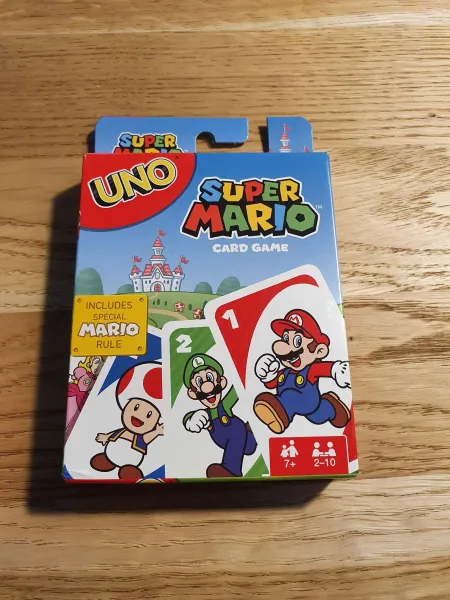 Gra planszowa Uno Super Mario Mattel zdjęcie 2