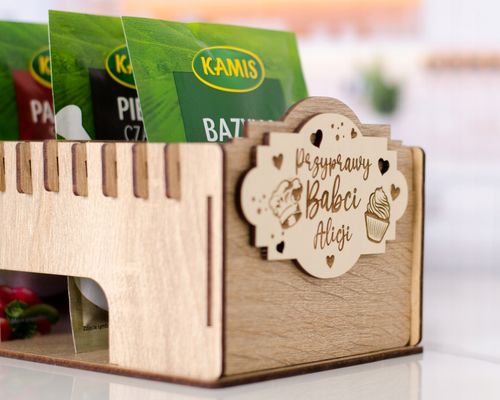 Prezent pojemnik na przyprawy przyprawnik organizer dzień Babci i Dziadka na Arena.pl