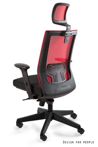 FOTEL OBROTOWY MODEL NEZ MEMBRABA CZERWONY na Arena.pl