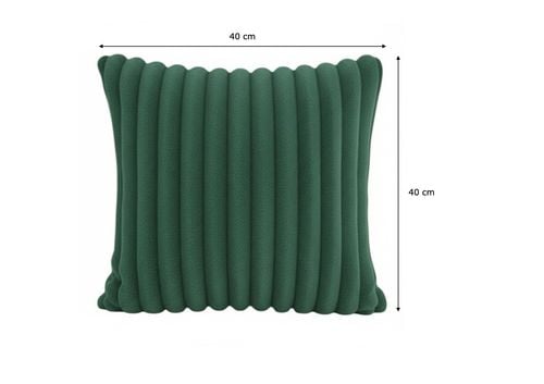 Zestaw 3x Poszewka dekoracyjna Jasiek struktura toczona 40x40 zielony na Arena.pl