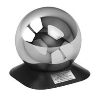 Urna ze stali nierdzewnej, urna na prochy / Plakietka