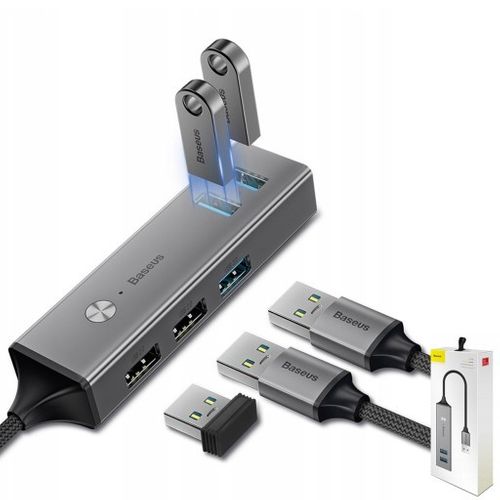 BASEUS HUB adapter rozdzielacz 3xUSB 3.0 2xUSB 2.0 na Arena.pl