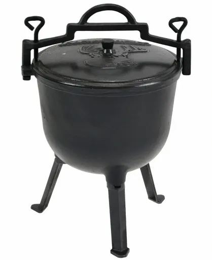 Kociołek Myśliwski 11 L Żeliwny GARNEK Pieczonek zdjęcie 4