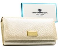 portfel damski skóra+pu ptn px24-cnf-5433 ecru