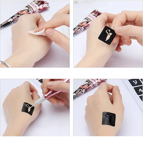 TATUAŻE BROKATOWE SZBLONY PAKIET SZABLONÓW 258szt na Arena.pl