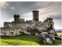 50X70CM ZAMEK OGRODZIENIEC OBRAZ POKOJU DREWNINE