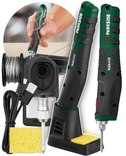 STACJA LUTOWNICZA PARKSIDE PLKA 4 C3 AKUMULATOROWA + AKCESORIA na Arena.pl