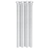 Firana świąteczna 140x250 biała Xmas obszywka dekoracyjna przelotki