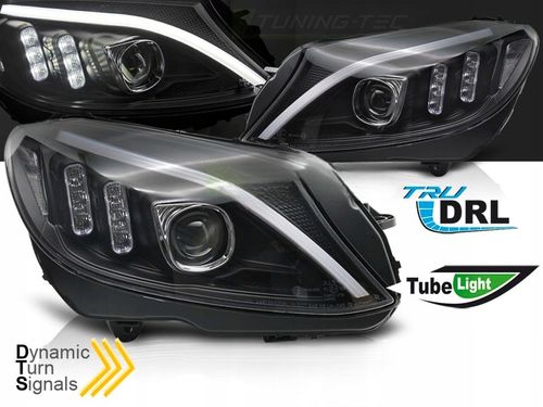 LAMPY MERCEDES C W205 14-18R LED BAR DO JAZDY DZIENNEJ DYNAMICZNY KIER. na Arena.pl