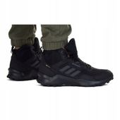 Buty trekkingowe adidas czarne wodoodporne wysokie r. 46 2/3