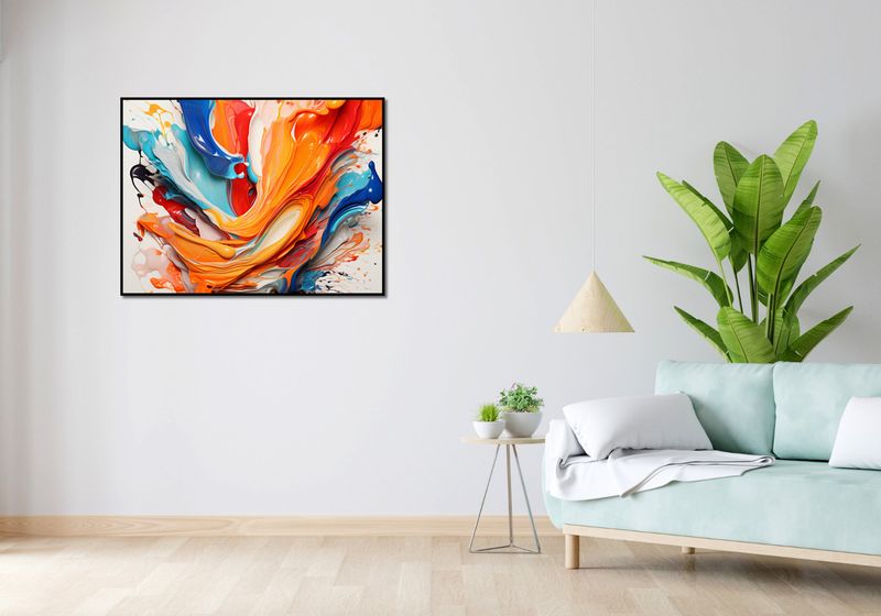 Plakat 100x75cm Taneczne Fale zdjęcie 4