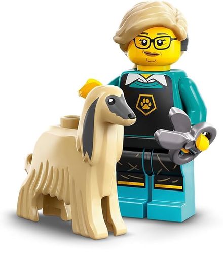 71045 - lego minifigures - psia fryzjerka z chartem afgańskim col25-12 na Arena.pl