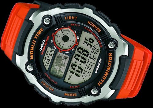 Casio MATHIS SI - AE-2100W-4AVEF -20BAR+ PUDEŁKO na Arena.pl