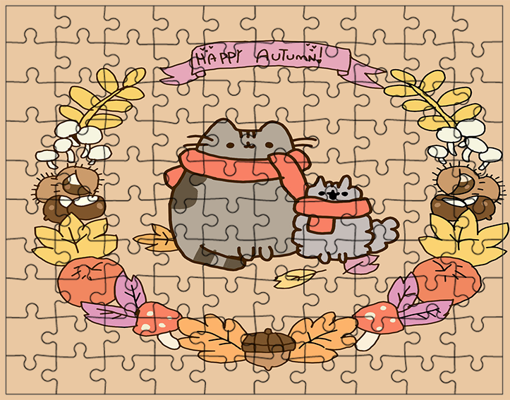 Puzzle Pusheen zdjęcie 1