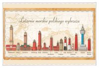 Latarnie morskie - magnes szklany