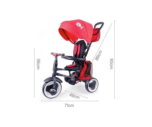 Qplay Rowerek Trójkołowy Rito Plus Red na Arena.pl