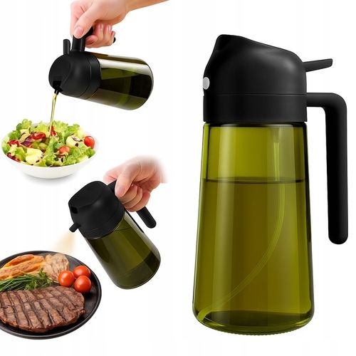 DOZOWNIK DO OLIWY OCTU OLEJU SPRYSKIWACZ NALEWAK TEKAN 470ML SZKLANY na Arena.pl
