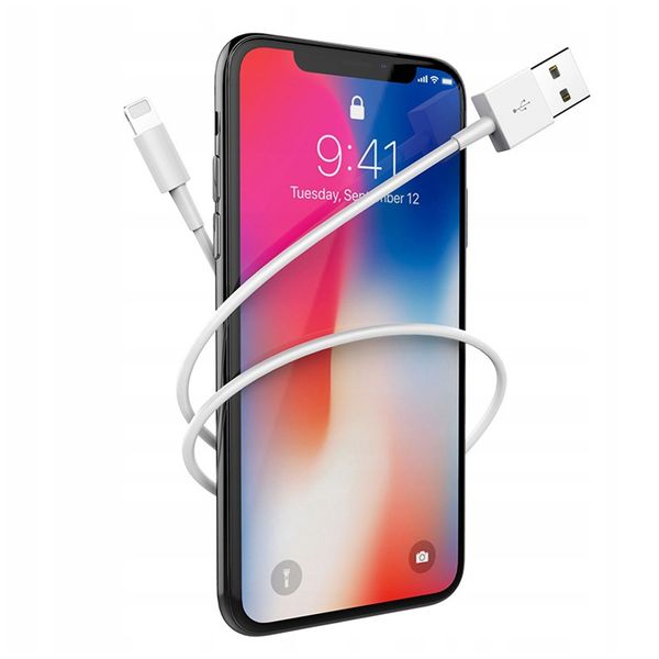Kabel 2m Lightning do USB-A USB do Apple iPhone, iPad, iPod BOX Biały zdjęcie 15