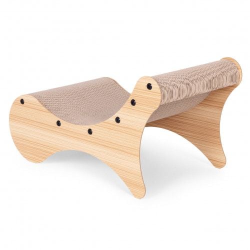 DRAPAK TEKTUROWY PETSI LEŻAK KARTON DLA KOTA Z MIEJSCEM DO ODPOCZYNKU na Arena.pl