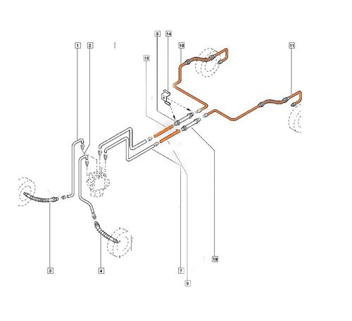 Renault Fluence - zestaw przewodów hamulcowych miedzianych - Na Oś Tylną na Arena.pl