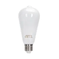 Żarówka LED Filament ST64 E27 8W 900lm ciepła mlecznobiała energooszczędna do salonu